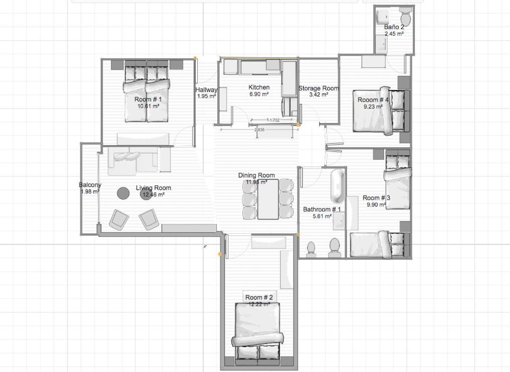 Acogedor Apt 8Pax 4Bdr 2Bth- Cozyhomesevilla2 Exterior foto